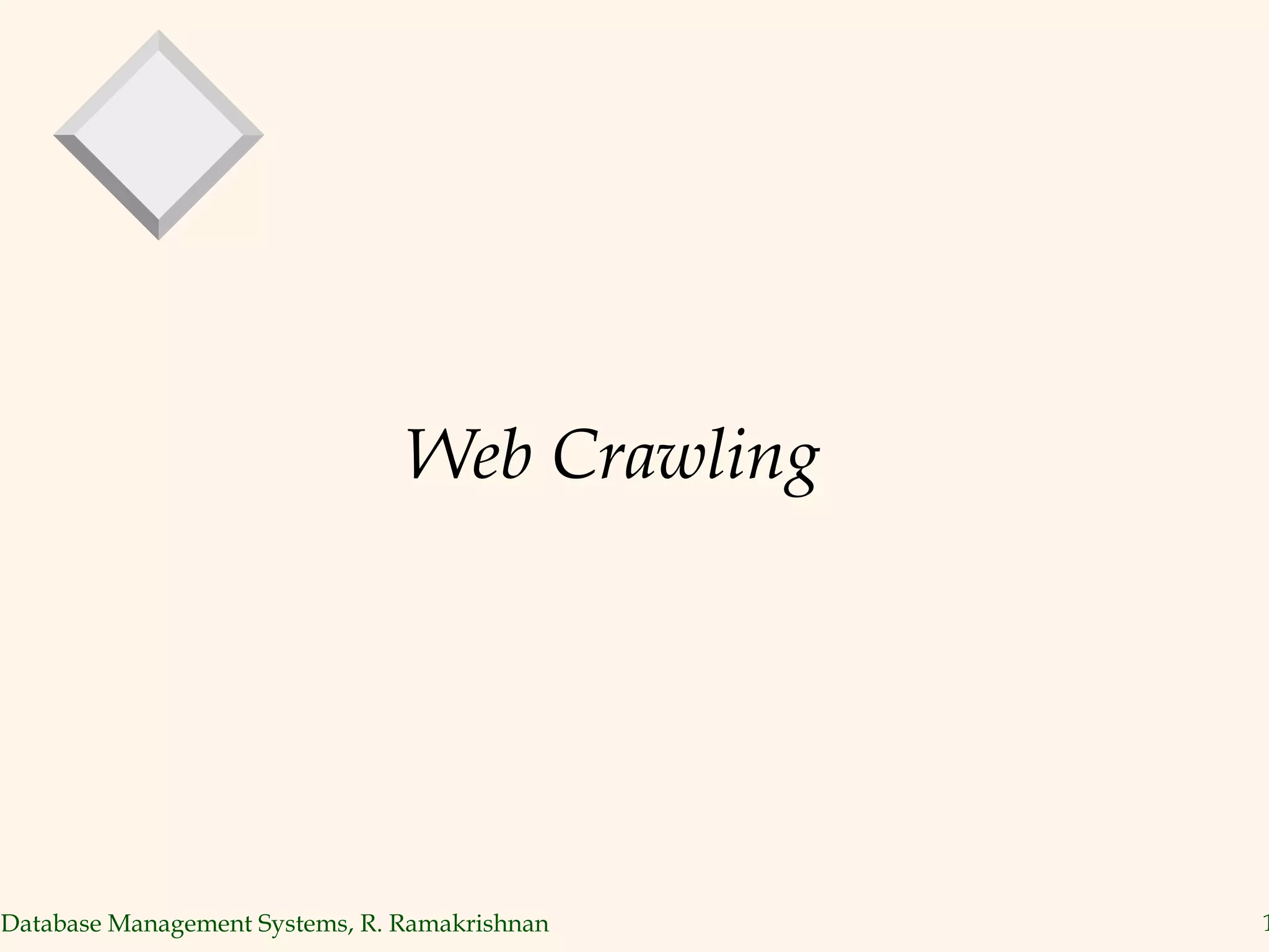 Web Crawling 