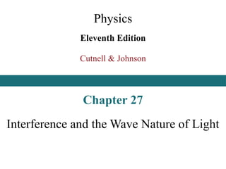 Chapter 27 diffraction and waves interaction | PPTX