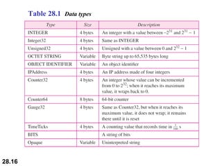 Table 28.1  Data types 