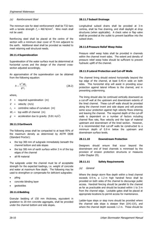 Ch 28   engineered waterways