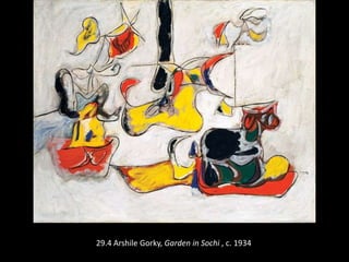 29.4 Arshile Gorky, Garden in Sochi , c. 1934
 