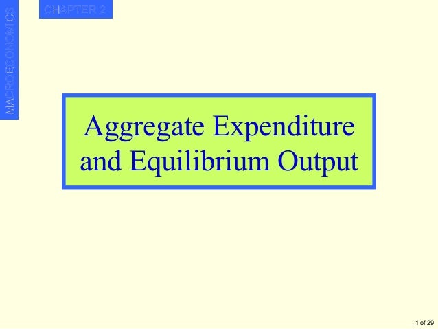 What is an aggregate expenditure?