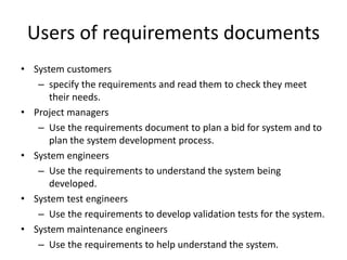 Requirements Engineering - 