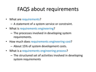 Requirements Engineering -