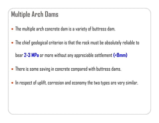 Comprehensive Principles and Design of Arch Dams in Dam Engineering | PDF