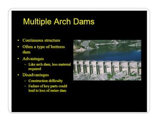 Comprehensive Principles and Design of Arch Dams in Dam Engineering | PDF