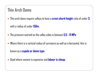 Arch Rib Dam Comprehensive Principles and Design of Arch Dams in Dam Engineering | PDF
