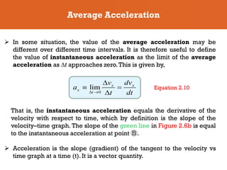 Comprehensive Overview of Motion in One Dimension: Displacement ...