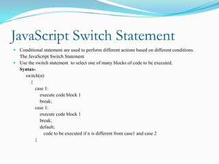 javascript conditional-statements | PPT
