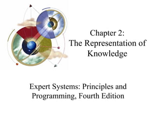 Chapter 2:
The Representation of
Knowledge
Expert Systems: Principles and
Programming, Fourth Edition
 