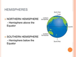 Hemisphere Science Ch 2 latitude and longitude | PPTX
