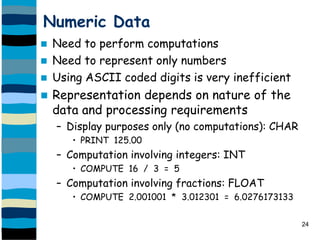 Numerc Processing ch 2number-systems-data-rep.pdfCentral Processing Unit (CPU) | PDF
