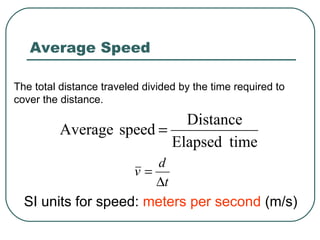 Ch 2 One Dimensional Kinematics | PPT