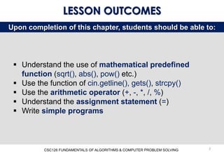 Comprehensive Fundamentals of Algorithms and C++ Programming Basics | PDF