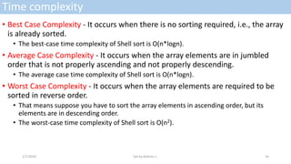 Ch2 Part III-Advanced Sorting algorithms.pptx | Programming Languages ...