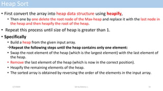 Ch2 Part III-Advanced Sorting algorithms.pptx | Programming Languages ...