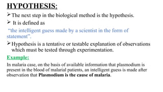 CH 2 SOLVING A BIOLOGICAL PROBLEM ITS OVERVIEW | PPTX