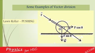 Some Examples of Vector division
Lawn Roller - PUSHING
 