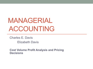 Cost Volume Profit Analysis | PPTX