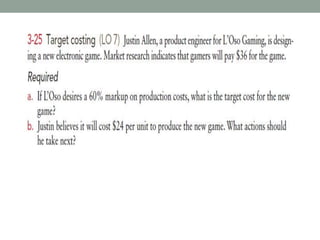 Cost Volume Profit Analysis