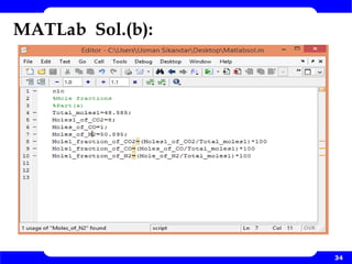 Loadsol In Matlab Thermo-chemistry of Fuel Air Mixtures | PPT