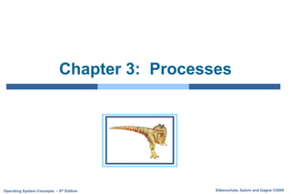 Silberschatz, Galvin and Gagne ©2009Operating System Concepts – 8th Edition
Chapter 3: Processes
 