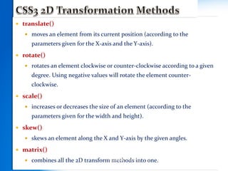Introduction to CSS3 | PDF