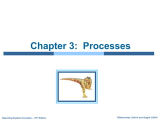 Silberschatz, Galvin and Gagne ©2018
Operating System Concepts – 10th Edition
Chapter 3: Processes
 