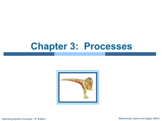 Silberschatz, Galvin and Gagne ©2013
Operating System Concepts – 9th Edition
Chapter 3: Processes
 