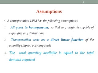Ch 3.pptxTransportation and Assignment Problems are special types of ...