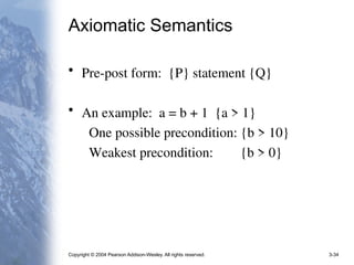 Describing Syntax and Semantics of programming languages | PPT