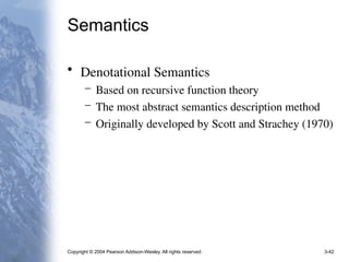 Describing Syntax and Semantics of programming languages | PPT