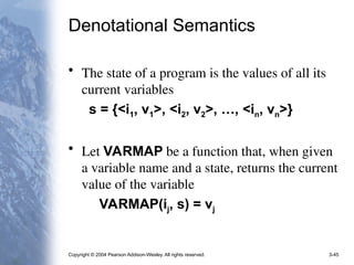 Describing Syntax and Semantics of programming languages | PPT