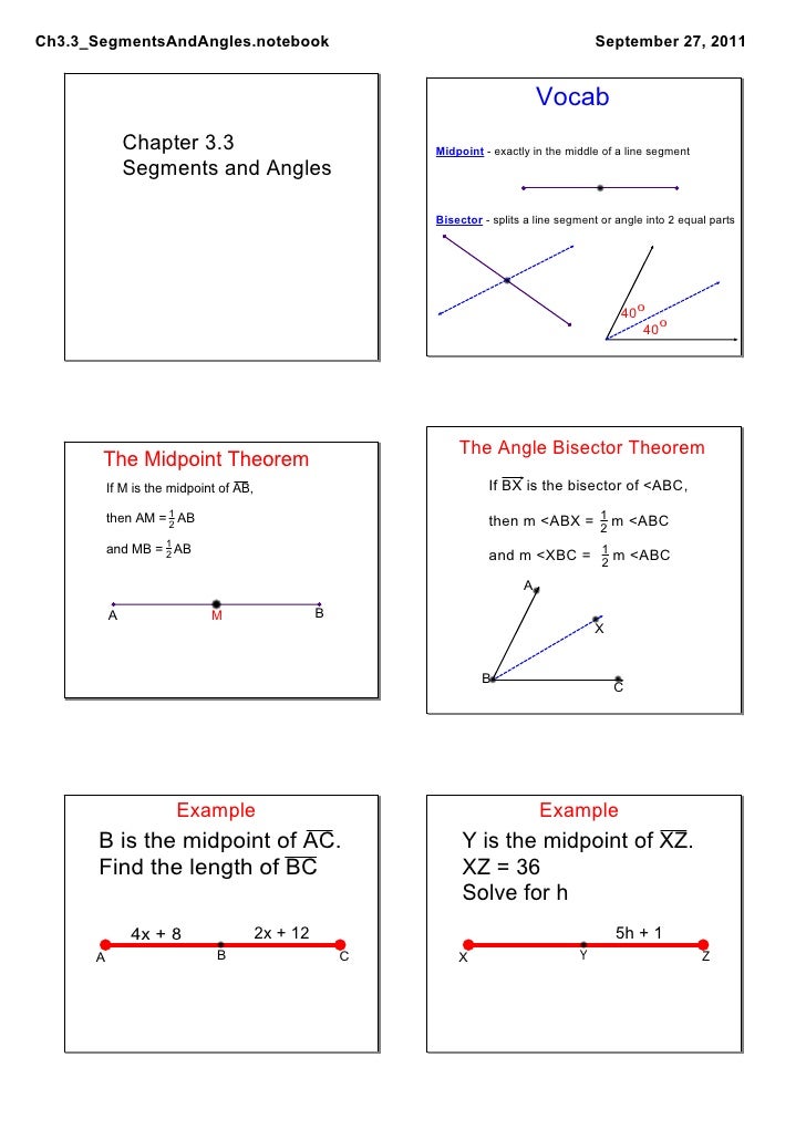 Segments and angles - albumpok
