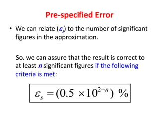 Understanding Approximations and Errors in Numerical Analysis for ...