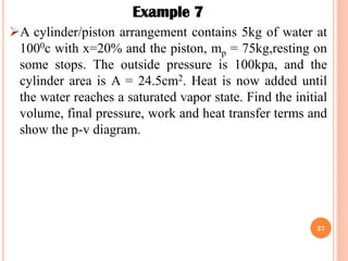Ch 3 energy transfer by work, heat and mass | PDF