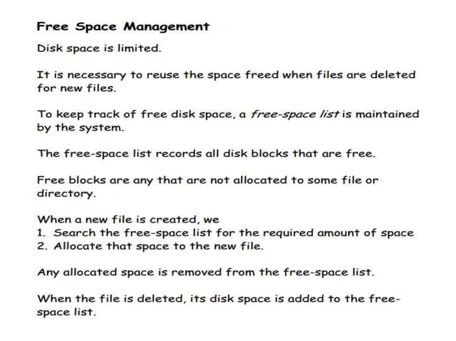 File System operating system operating system | PPT
