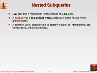 Structured Query Language in detail chapter 3 | PPT