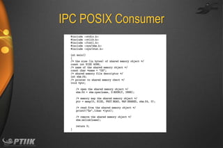 IPC POSIX Consumer

 