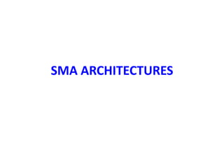 SMA ARCHITECTURES
 