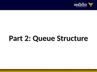 22
Part 2: Queue Structure
 