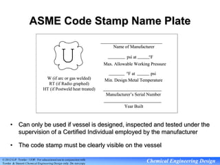 pressure vessel details for design and it components | PPT