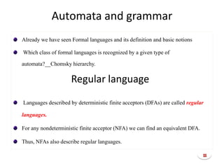 Ch3 4 regular expression and grammar | PDF