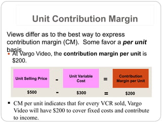 CH 3 ACCOUNTING.pptCost-Volume-Profit Analysis | PPT