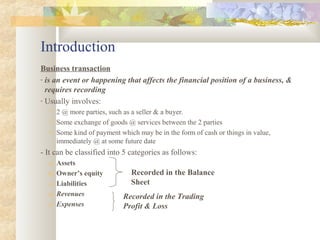 Ch 3 accounting equation & classification | PPT