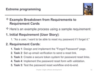 Ch3 Agile Software Developement power point | PPTX