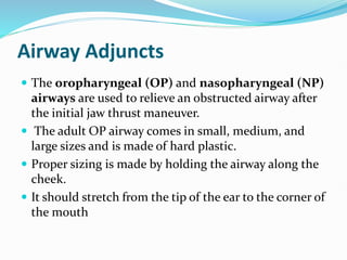Airway Management Techniques in Emergency Care Lecture 3 | PDF