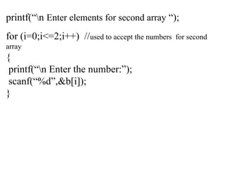 ch3_arrayand structure.pptx3uiiiiiieedgjsjjdjdj | PPTX