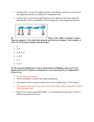 Ch3 ccna exploration 3 lan switching and wireless | PDF