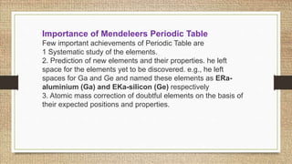 CLASSIFICATION OF ELEMENTS AND PERIODICITY IN PROPERTIES | PPTX